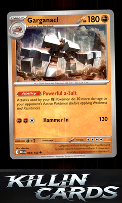 Garganacl - 084/132 084/132 Pokemon Uncommon ME01: Mega Evolution Card NM