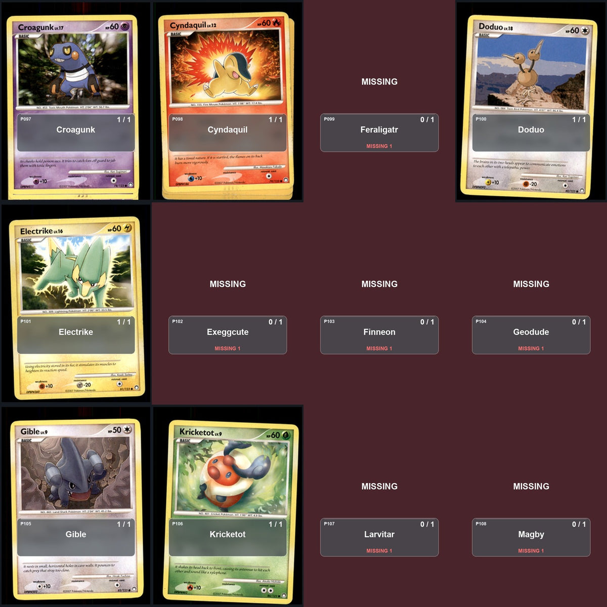 Pokemon TCG Mysterious Treasures C/UC/R Standard Set 54 Cards