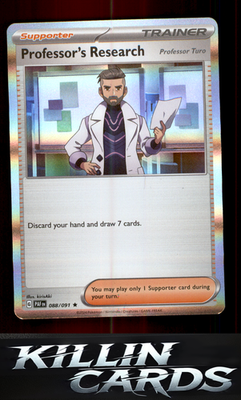 Professor's Research - 088/091 088/091 Pokemon Rare SV: Paldean Fates Card NM