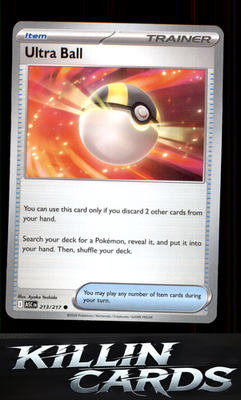 Ultra Ball - 213/217 213/217 Pokemon Common ME: Ascended Heroes Card NM
