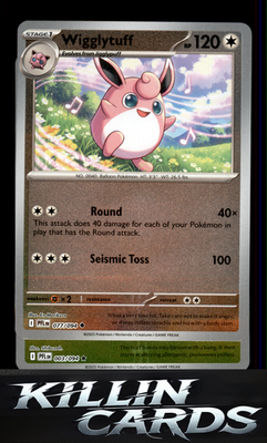 Reverse Holofoil Wigglytuff - 077/094 077/094 Pokemon Uncommon ME02: Phantasmal