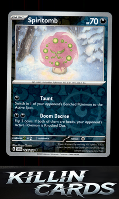 Reverse Holofoil Spiritomb 129/198 Pokemon Uncommon SV01: Scarlet & Violet Base