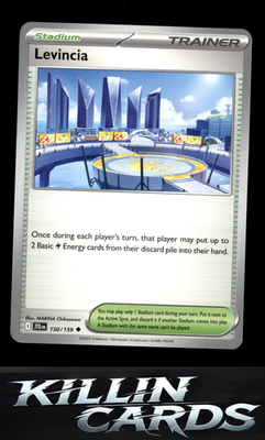 Levincia 150/159 Pokemon Uncommon SV09: Journey Together Card NM