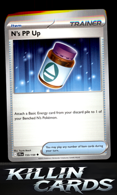 N's PP Up 153/159 Pokemon Uncommon SV09: Journey Together Card NM