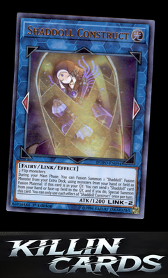 1st Edition Shaddoll Construct DUPO-EN094 YuGiOh Ultra Rare Duel Power Card NM
