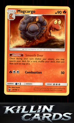 Magcargo 24/168 Pokemon Rare SM - Celestial Storm Card NM