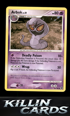 Arbok 33/106 Pokemon Uncommon Great Encounters Card LP