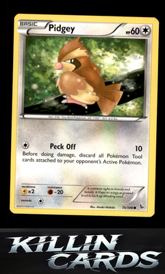 Pidgey 75/106 Pokemon Common XY - Flashfire Card LP
