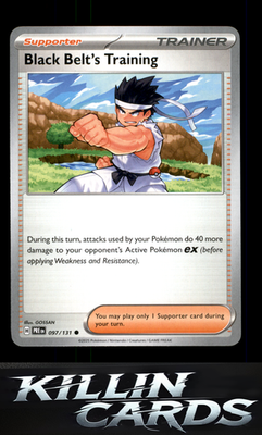Black Belt's Training - 097/131 097/131 Pokemon Common SV: Prismatic Evolutions
