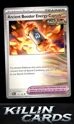 Ancient Booster Energy Capsule 159/182 Pokemon Uncommon SV04: Paradox Rift Card