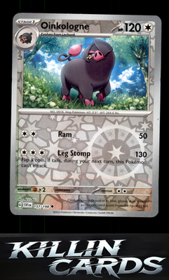 Reverse Holofoil Oinkologne 157/198 Pokemon Uncommon SV01: Scarlet & Violet Base