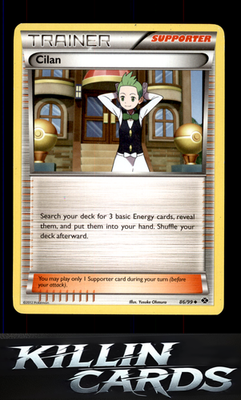 Cilan 86/99 Pokemon Uncommon Next Destinies Card LP