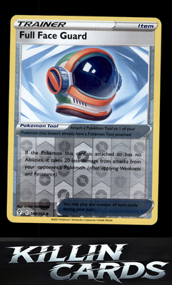 Reverse Holofoil Full Face Guard 148/203 Pokemon Uncommon SWSH07: Evolving Skies