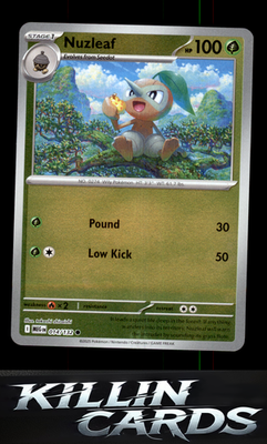 Reverse Holofoil Nuzleaf 014/132 Pokemon Common ME01: Mega Evolution Card NM