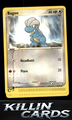 Bagon - 49/97 49/97 Pokemon Common Dragon Card LP