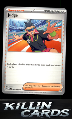 Judge - 167/182 167/182 Pokemon Uncommon SV10: Destined Rivals Card NM