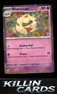 Whimsicott (Cosmos Holo) 019 Pokemon Promo ME: Mega Evolution Promo Card NM