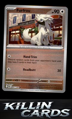 Reverse Holofoil Furfrou 067/088 Pokemon Common ME03: Perfect Order Card NM