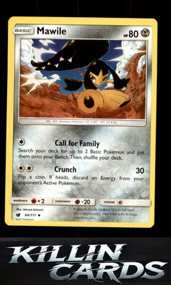 Mawile 64/111 Pokemon Uncommon SM - Crimson Invasion Card NM