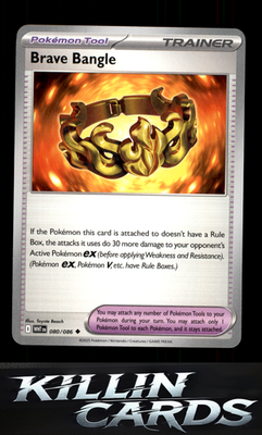 Brave Bangle 080/086 Pokemon Uncommon SV: White Flare Card NM