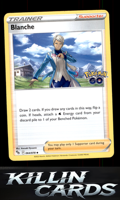Blanche 064/078 Pokemon Uncommon Pokemon GO Card NM