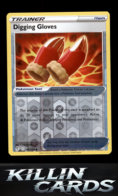Reverse Holofoil Digging Gloves 145/203 Pokemon Uncommon SWSH07: Evolving Skies