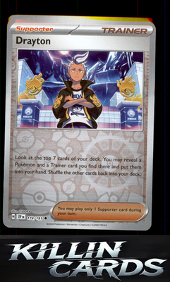Reverse Holofoil Drayton - 174/191 174/191 Pokemon Uncommon SV08: Surging Sparks