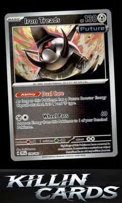 Reverse Holofoil Iron Treads 118/162 Pokemon Uncommon SV05: Temporal Forces Card