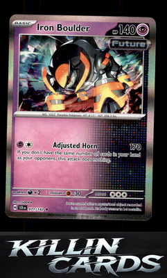 Iron Boulder 071/142 Pokemon Rare SV07: Stellar Crown Card NM