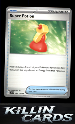 Super Potion 158/159 Pokemon Uncommon SV09: Journey Together Card NM
