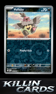 Reverse Holofoil Vullaby 063/086 Pokemon Common SV: White Flare Card NM