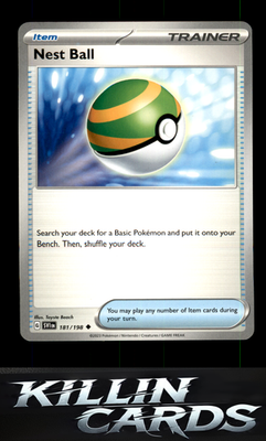 Reverse Holofoil Nest Ball - 181/198 181/198 Pokemon Uncommon SV01: Scarlet & Vi