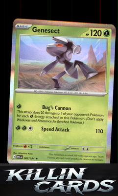 Genesect 008/094 Pokemon Rare ME02: Phantasmal Flames Card NM