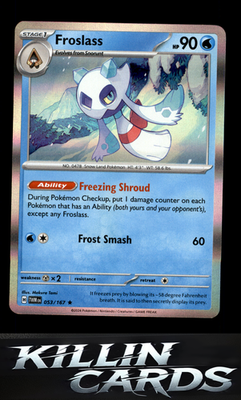 Froslass - 053/167 053/167 Pokemon Rare SV06: Twilight Masquerade Card NM