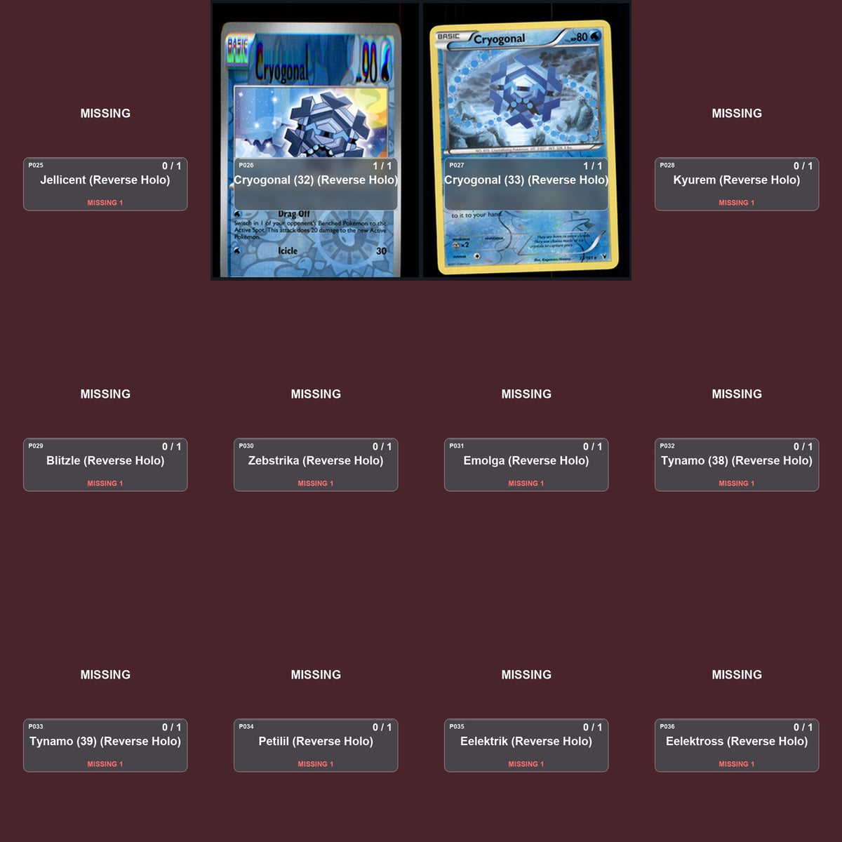Pokemon TCG Noble Victories Reverse Holo Master Set 4 Reverse Holo Card