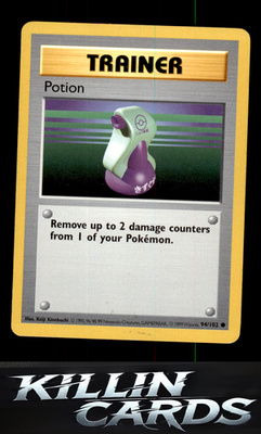Potion 094/102 Pokemon Common Base Set (Shadowless) Card LP