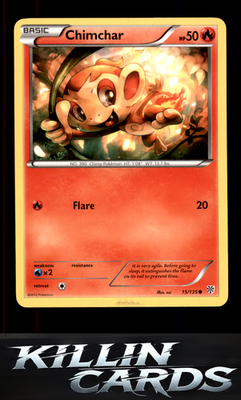 Chimchar 15/135 Pokemon Common Plasma Storm Card NM