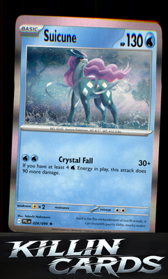 Suicune 026/094 Pokemon Rare ME02: Phantasmal Flames Card NM