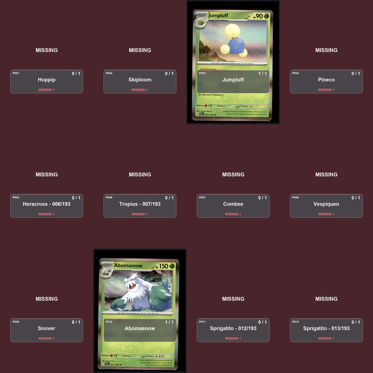 Pokemon TCG SV02: Paldea Evolved C/UC/R Standard Set 56 Cards