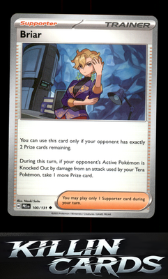 Briar 100/131 Pokemon Uncommon SV: Prismatic Evolutions Card NM