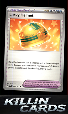 Lucky Helmet 158/167 Pokemon Uncommon SV06: Twilight Masquerade Card NM