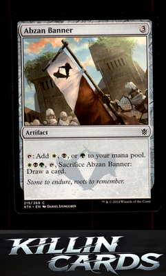 Abzan Banner 215 Magic C Khans of Tarkir Card NM