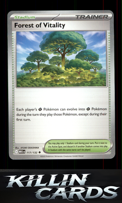 Forest of Vitality 117/132 Pokemon Uncommon ME01: Mega Evolution Card NM