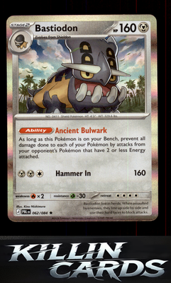 Bastiodon - 062/084 062/084 Pokemon Rare ME05: Pitch Black Card NM