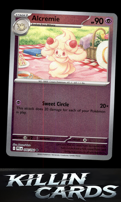 Reverse Holofoil Alcremie 044/094 Pokemon Uncommon ME02: Phantasmal Flames Card