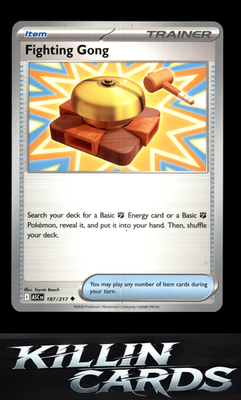 Fighting Gong 187/217 Pokemon Uncommon ME: Ascended Heroes Card NM
