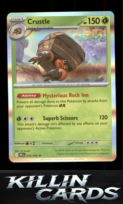 Crustle - 012/182 012/182 Pokemon Rare SV10: Destined Rivals Card NM