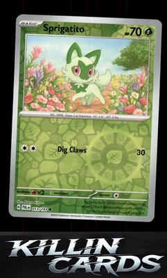 Reverse Holofoil Sprigatito - 013/193 013/193 Pokemon Common SV02: Paldea Evolve