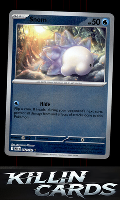 Reverse Holofoil Snom 042/132 Pokemon Common ME01: Mega Evolution Card NM