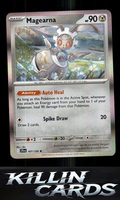 Magearna 107/159 Pokemon Rare SV09: Journey Together Card NM
